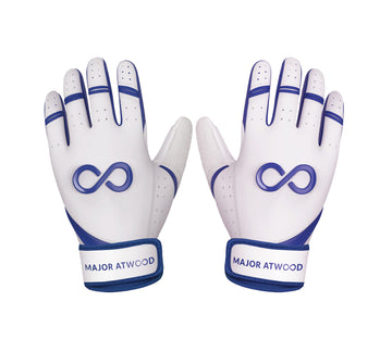 ORIGINAL SERIES NAVY-WHITE SHORT CUFF PRO 100% 0.9MM AAA AFRICAN GOAT® LEATHER