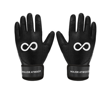 ORIGINAL SERIES BLACK SHORT CUFF PRO PREMIUM 100% 0.9MM AAA GRADE AFRICAN GOAT® LEATHER