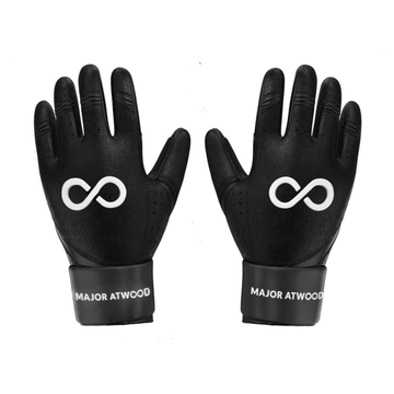 ORIGINAL SERIES BLACK LONG CUFF PRO PREMIUM 100% 0.9MM AAA GRADE AFRICAN GOAT® LEATHER