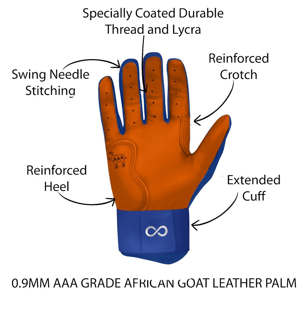 ORIGINAL SERIES ROYAL LONG CUFF PRO 100% 0.9MM AAA AFRICAN GOAT® LEATHER