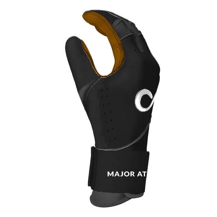 Original Series – Black Long Cuff Pro Premium (100% 0.9mm AAA-Grade African Goat® Leather)