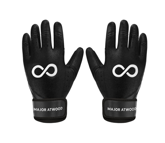 Original Series – Black Short Cuff Pro Premium (100% 0.9mm AAA-Grade African Goat® Leather)