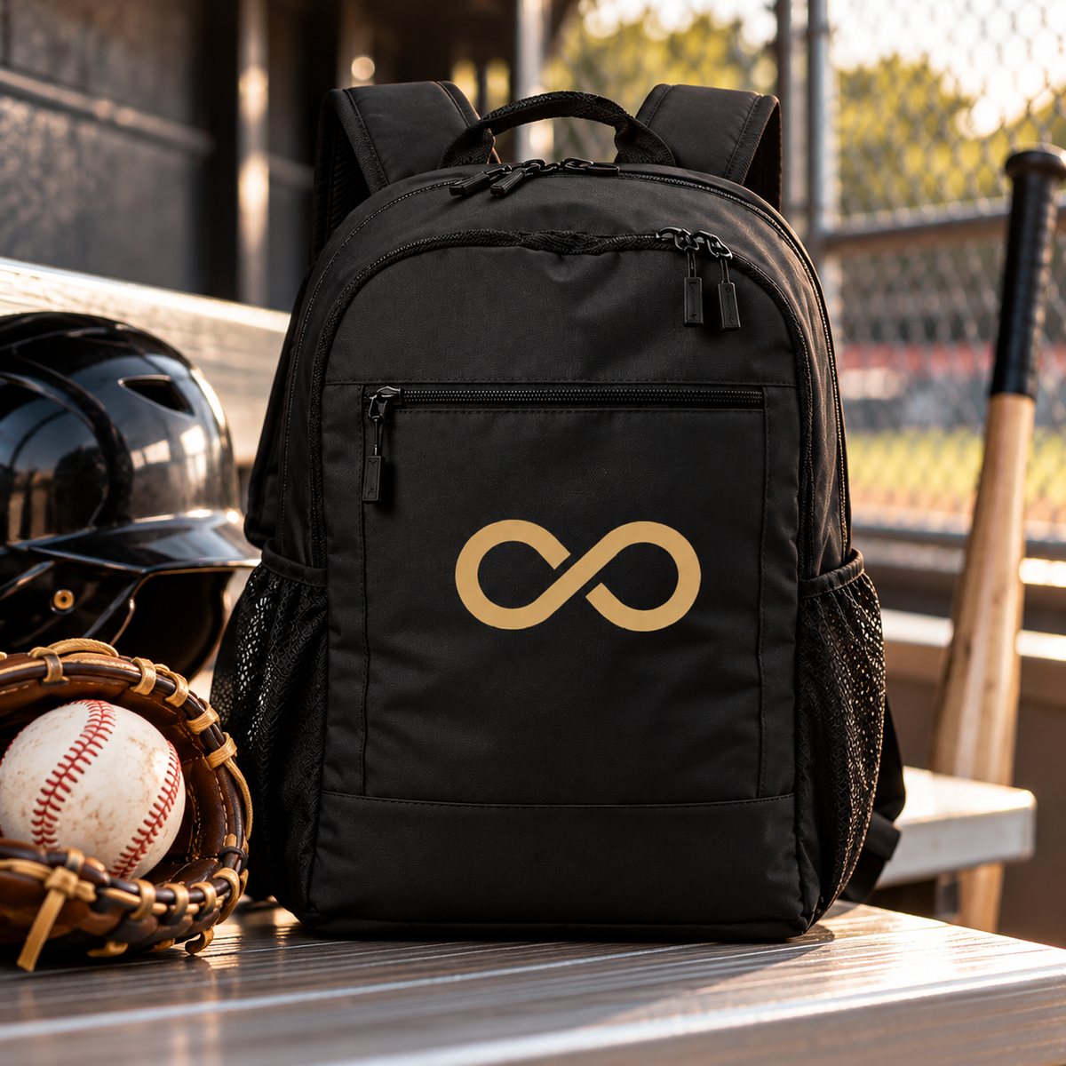 Major Atwood Minimalist Infinity Symbol Everyday Commute Backpack