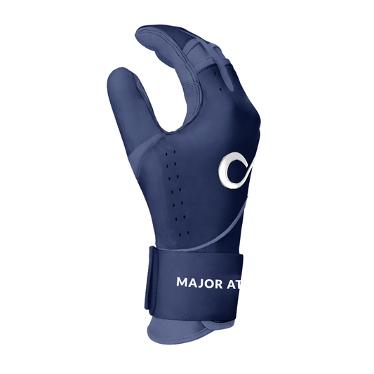 Original Series – Navy Long Cuff Pro Premium (100% 0.9mm AAA-Grade African Goat® Leather)