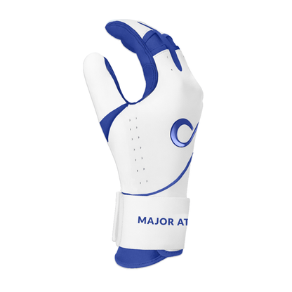 Original Series – Navy & White Long Cuff Pro (100% 0.9mm AAA-Grade African Goat® Leather)