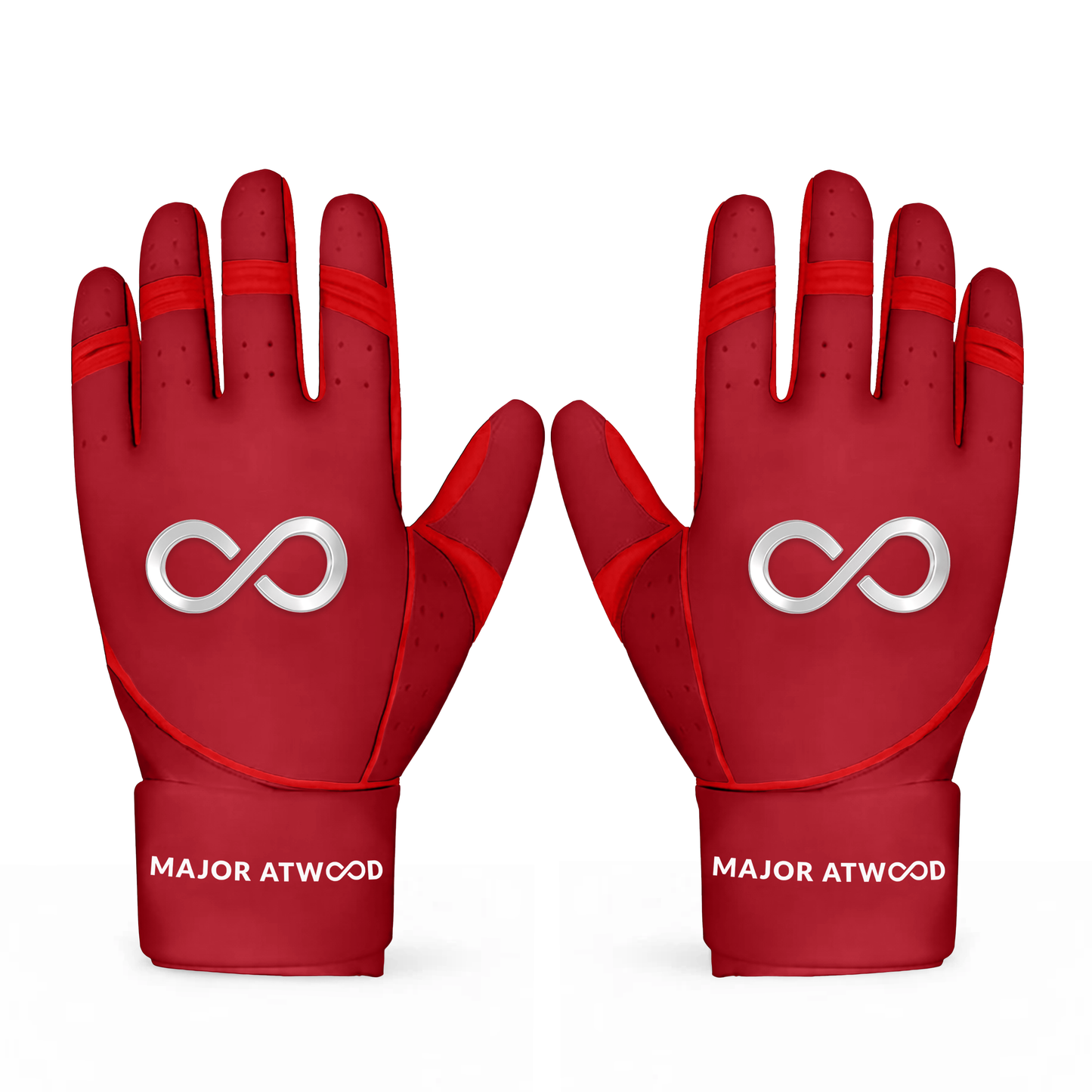 Original Series – Red Long Cuff Pro Premium (100% 0.9mm AAA-Grade African Goat® Leather)