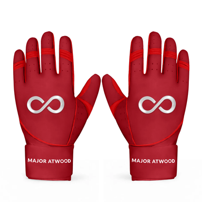 Original Series – Red Long Cuff Pro Premium (100% 0.9mm AAA-Grade African Goat® Leather)