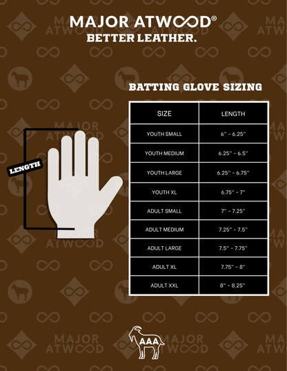 Original Series – Black Long Cuff Pro Premium (100% 0.9mm AAA-Grade African Goat® Leather)