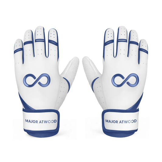 Original Series – Navy & White Short Cuff Pro (100% 0.9mm AAA-Grade African Goat® Leather)