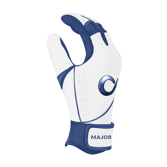 Original Series – Navy & White Short Cuff Pro (100% 0.9mm AAA-Grade African Goat® Leather)