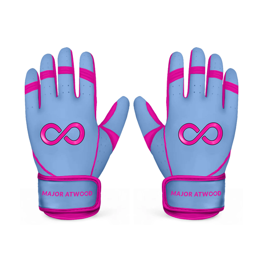 In-My-Belly Series – Cotton Candy Short Cuff Pro Premium (100% 0.7mm AAA-Grade African Goat® Leather)